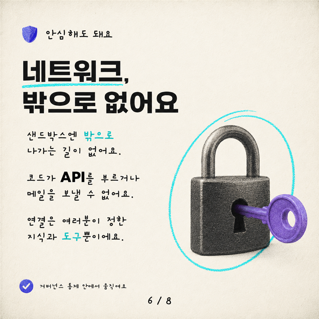 새로운 Copilot Studio 에이전트 샌드박스 카드뉴스 6/8