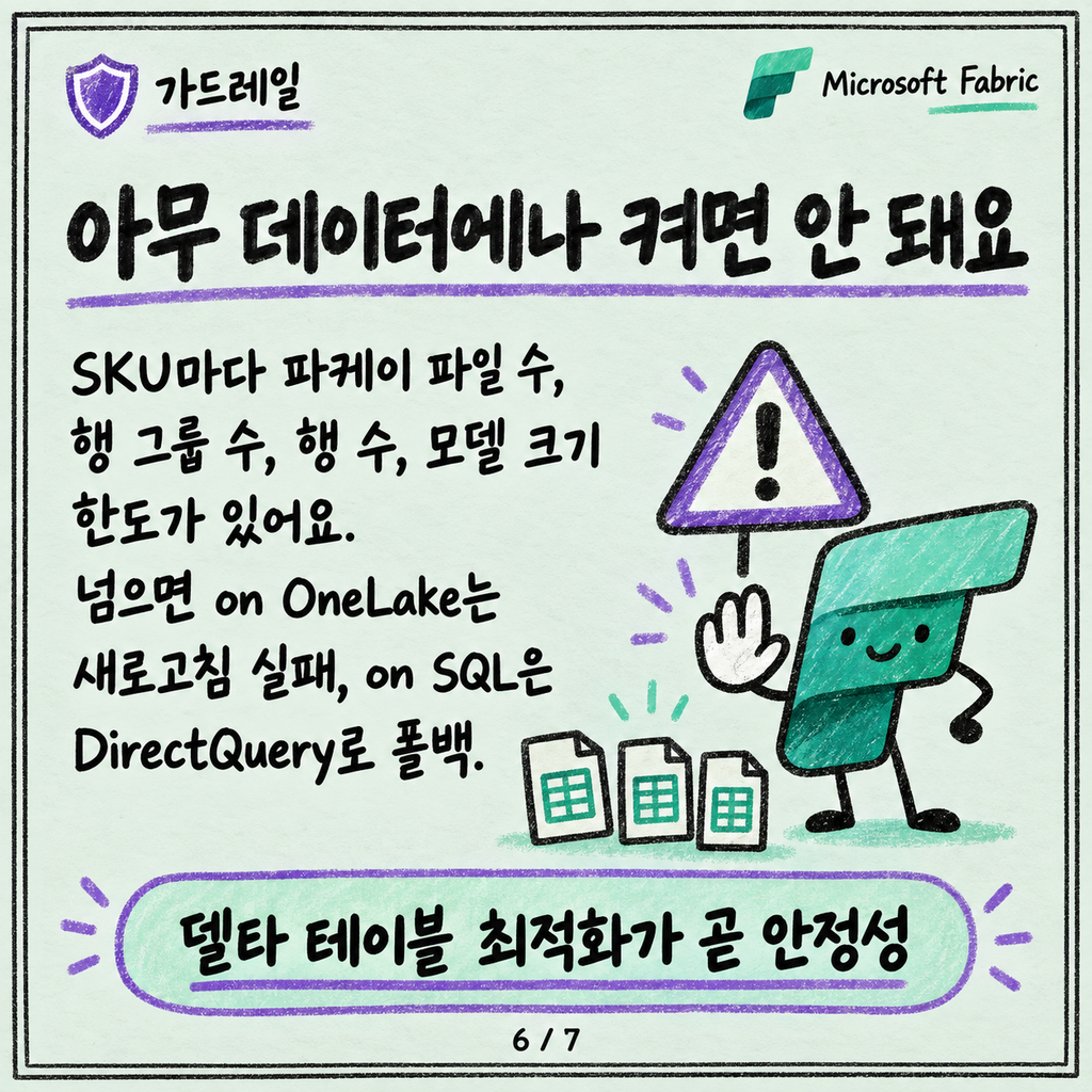 Direct Lake, Import도 DirectQuery도 아닌 세 번째 모드 카드뉴스 6/7