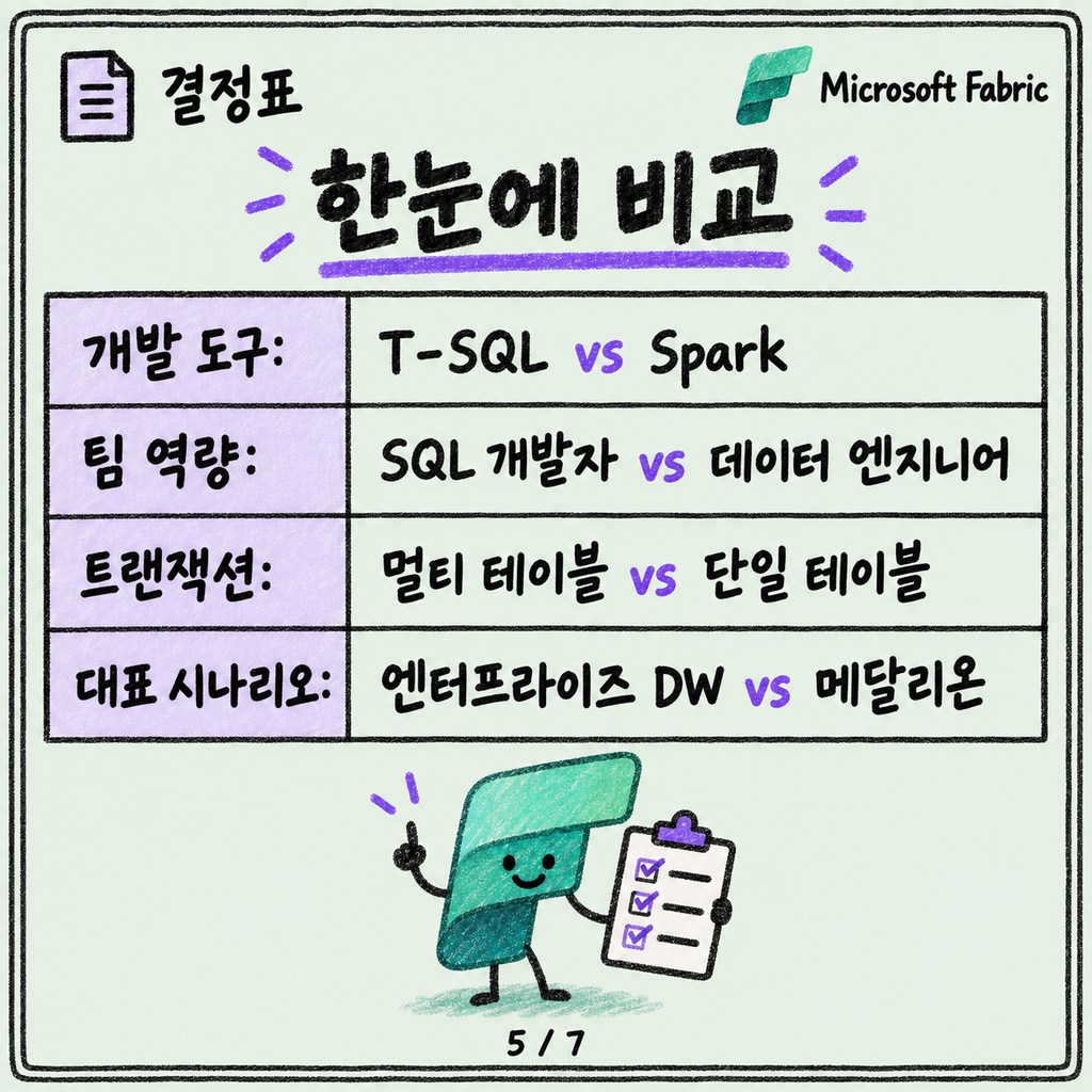Lakehouse냐 Warehouse냐, 처음 고를 때 보는 기준 카드뉴스 5/7