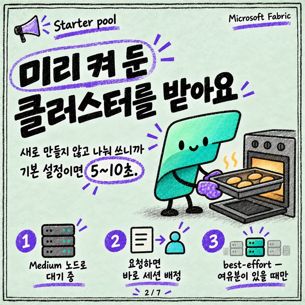 Notebook이 켜지는 데 왜 이렇게 걸리죠? Starter pool과 세션 이야기 카드뉴스 2/7