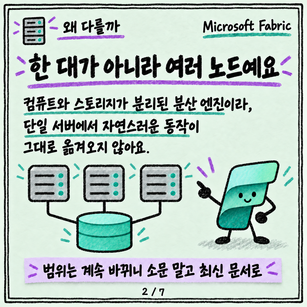 SQL Server 하던 사람이 Fabric Warehouse에서 당황하는 T-SQL 차이 카드뉴스 2/7