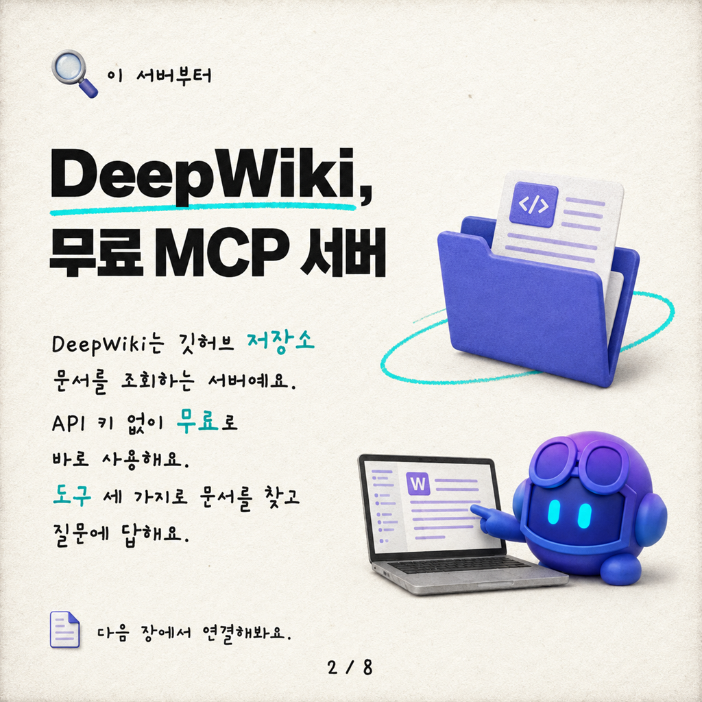Copilot Studio에서 5분 만에 첫 MCP 커넥터 만들기 카드뉴스 2/8
