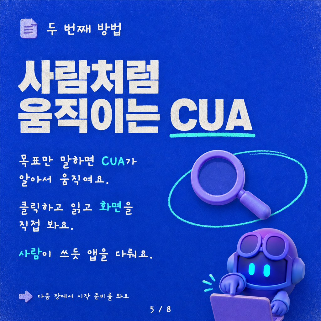 간극 잇기: 레거시 데스크톱 애플리케이션을 Copilot Studio 에이전트에 연결하기 카드뉴스 5/8