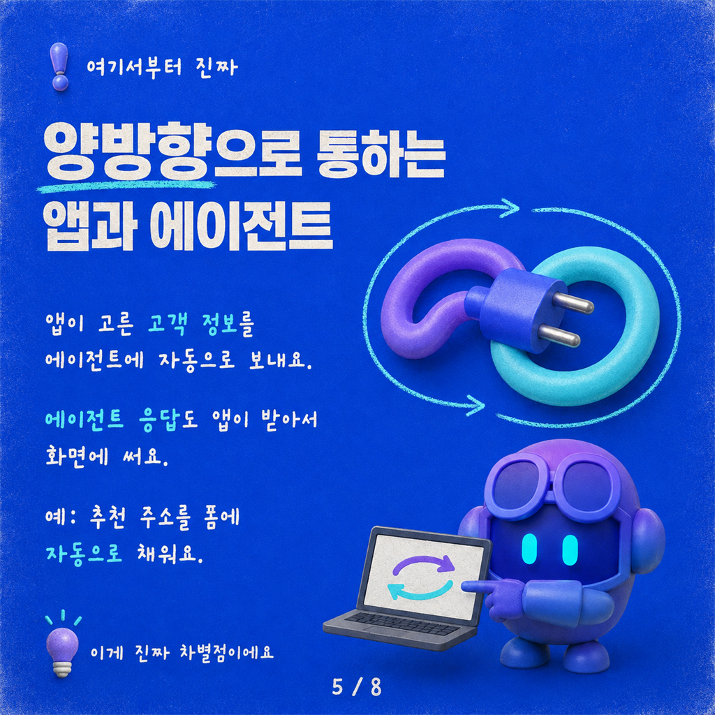 PCF 컨트롤로 캔버스 앱에 Copilot Studio 에이전트 임베드하기 카드뉴스 5/8