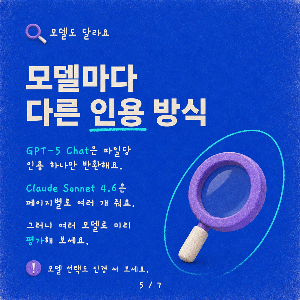 Copilot Studio에서 페이지 수준 PDF 인용 구현하기 카드뉴스 5/7