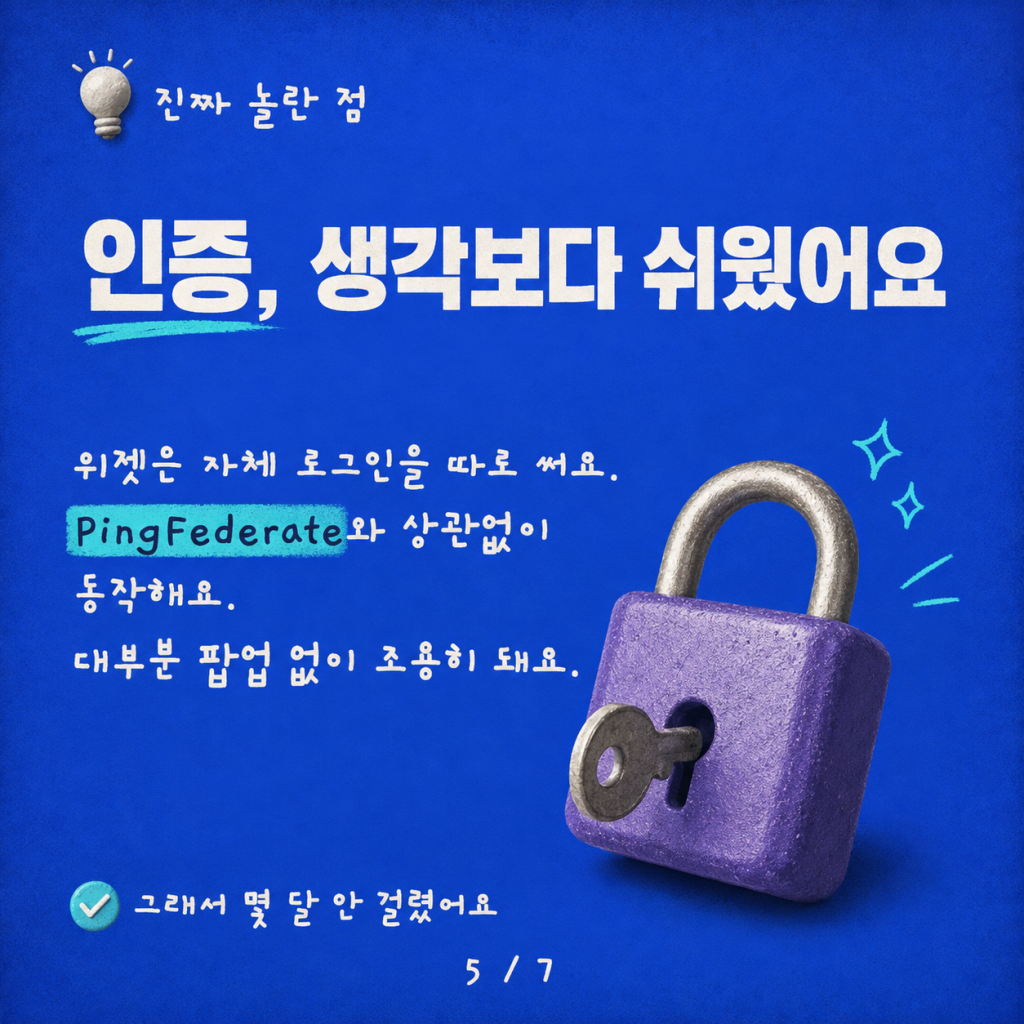 ServiceNow에 Copilot Studio 직접 임베드하기 (그리고 인증이 오히려 쉬운 부분이었던 이유) 카드뉴스 5/7